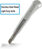 WEKOIL 9mm Snap Off Utility Knife 3 Pack High Hardness Retractable Box Cutters - Image 3