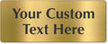 SmartSign Custom Brass Sign by SmartSign