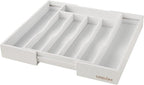 oridom Expandable Bamboo Kitchen Drawer Organizer - Image 2