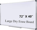 72 x 40 Inch Large Magnetic Whiteboard by DexBoard