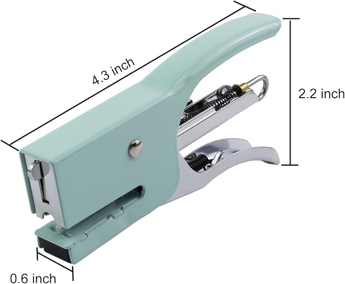 Aacehlh Small Hand-held Stapler Set, 15 Sheet Capacity, Includes 750Pcs Staples - Image 3