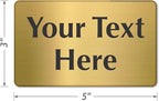 SmartSign Custom Brass Sign - Image 4