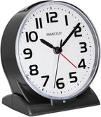 FAMICOZY Automatically Backlighted Alarm Clock, Silent No Ticking by FAMICOZY