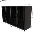 AdirOffice Wooden Adjustable Literature Organizer, 36 Compartment Office Mailbox - Image 3