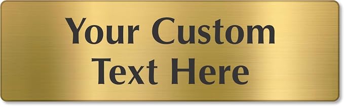 SmartSign Custom Brass Sign - Image 6