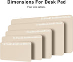 Aothia Faux Leather Desk Mat – Large Mouse Pad, Non-Slip PU Leather Blotter - Image 5