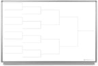 12 Team Bracket Whiteboard 48" x 36" by CreativeSafetySupply