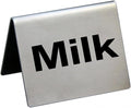 New Star Foodservice Stainless Steel Table Tent Sign by NewStarFoodservice
