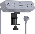 PD30W Desk Clamp Power Strip, Desktop Mount Surge Protector, Fast Charging by Mifaso