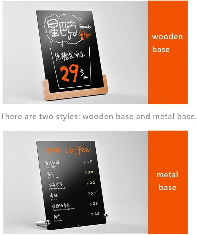ECKEK Tabletop Chalkboard Signs - Image 9