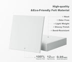 G Gamit Large Felt Wall Tiles Bulletin Board, Large Cork Board Alternative - Image 3