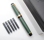 xixixiaozhu Metal Big Fountain Pen Set Medium Nib 0.7mm, Includes Ink Refill - Image 7