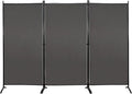 MAYOLIAH Partition Room Dividers 3 Panel Folding Privacy Screens 6 Ft Tall by MayoliahHome