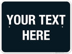 Personalized Custom Black Background Customize by SigoSigns