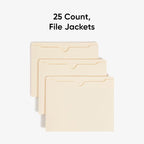 Smead File Jackets, Reinforced Straight-Cut Tabs, Letter Size - Image 3