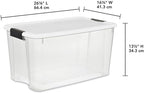 Sterilite 4-Pack 70 Quart & 6-Pack 30 Quart Ultra Latching Box, and Office - Image 3