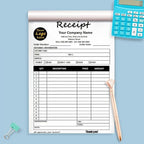 Personalized Invoice Book Custom 2 Part/3 Part Receipt Book Quote Estimate - Image 6