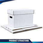 PIT66 3 Pack Comic Book Storage Comic Book Box Holds 150-175 Comics Collapsible - Image 3