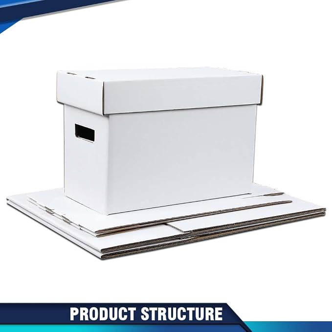 PIT66 3 Pack Comic Book Storage Comic Book Box Holds 150-175 Comics Collapsible - Image 3