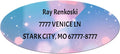 Made in USA Custom Return Address Stickers Labels Customized Mailing Label by HOOKAH+SUN