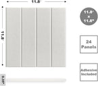 DECORITA Felt Bulletin Board Tiles | Modern Cork Board Alternative | Large Cork - Image 2