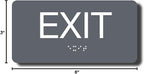 ADA Compliant Exit Sign with Braille - Image 7