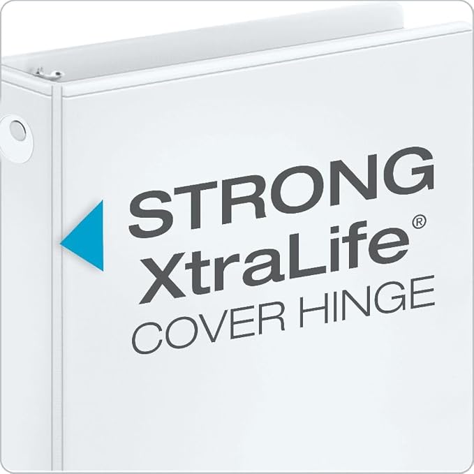 Cardinal Economy 3-Ring Binders, Round Rings, Holds 475 Sheets, Carton of 12 - Image 3