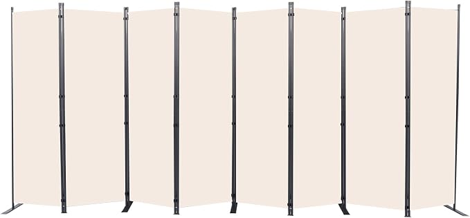 CHOSENM Room Divider, 8 Panel Folding Privacy Screens by CHOSENM