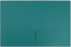 LUXPaper 9" x 12" Presentation Folders | Two Pocket | Teal | 100lb. Cover | 10 - Image 2