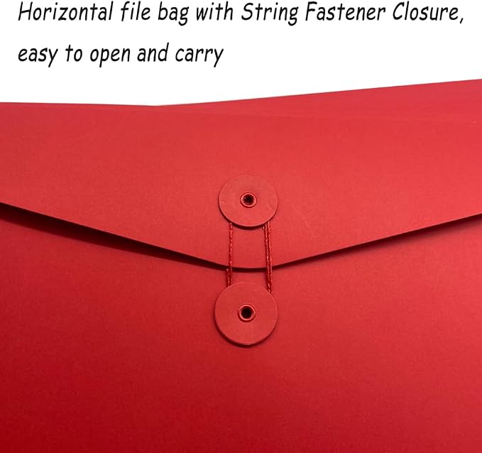 10pcs A4 Kraft Paper Envelopes Portfolio Foolscap File Folders Document Folder - Image 3