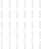 30 PCS Plastic Curtain Hooks Adjustable Pinch Pleat Curtain Clips Room Divider by CBSROROHome