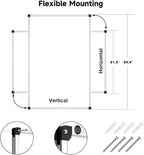 XBoard Magnetic Whiteboard 40 x 30 Inch, Dry Erase White Board - Image 5