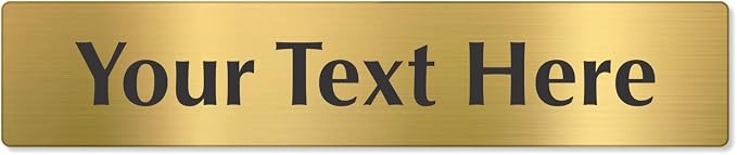 SmartSign Custom Brass Sign by SmartSign