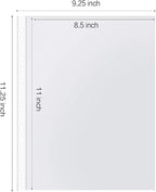Sheet Protectors, HERKKA 700 Pack Heavy Duty Clear Plastic Page Protectors - Image 2