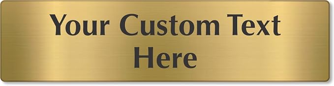 SmartSign Custom Brass Sign - Image 6
