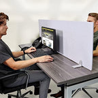 OBEX Free Standing Desk PET Privacy Screen, Table Top Home & Office Furniture by OBEX