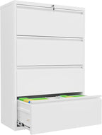 INTERGREAT 4 Drawer File Cabinet, A4 Files by INTERGREAT