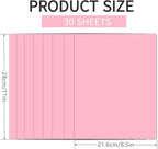 30 Sheets Pink Cardstock 8.5'' x 11'', 250gsm/90lb Heavyweight Cover Cardstock - Image 2