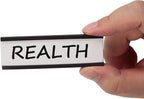 Realth C Channel Magnetic Label Holders 30 Pack 0.78" x 4" - Image 4