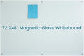 Magnetic Glass Dry Erase WhiteBoard 72"x48", Frosted Surface Glass White Board by JYYPWB