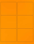 NextDayLabels - 8-1/2 x 11 Neon Color High Light Fluorescent Labels by NextDayLabels