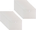 11 x 14 Large Clear Plastic Envelopes Document File Storage Holder 20 Pack Hook by YESSART