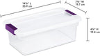 Sterilite 36-Pack ClearView Latch Box, Stackable Storage Organizer Bins - Image 3
