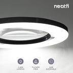 Neatfi XL Bifocal LED Magnifying Lamp, 7-Inch Acrylic Lens, 5D/20D Magnification - Image 2
