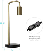 O’Bright Industrial Desk Lamp, 100% Metal Lamp, UL Certified Ceramic E26 Socket - Image 7