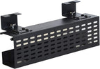 AEONS Under Desk Cable Management Tray Black Horizontal 16-inch Under Desk - Image 2