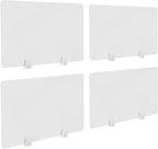 4PCS Desk Dividers Office Partitions, Privacy Desk Panel Protective, Frosted by TFCFL