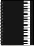 Music Notebook, Blank Sheet Note book, Cardboark Spiral NoteBook Manuscript by MAXCURY