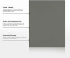 LUXPaper 8.5" x 11" Paper | Letter Size | Smoke Gray | 80lb. Text | 500 Qty - Image 8