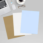 LUXPaper 8.5" x 11" Paper | Letter Size | Baby Blue | 80lb. Text | 250 Qty - Image 6